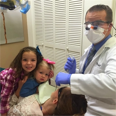 Dr. Benjamin Bassett at work at Ridgeview Dental Centennial CO