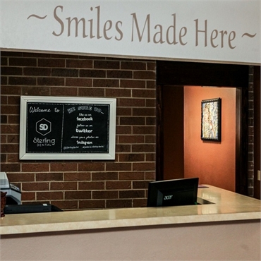 Reception center at Sterling Dental Sterling CO 80751