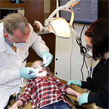 Dr lemke at work at Sterling Dental