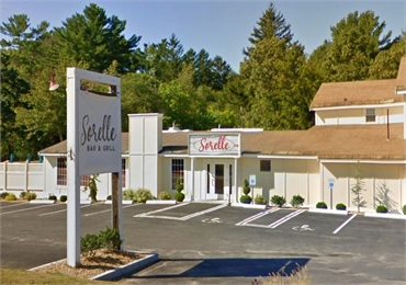 Sorelle bar and grill at 3 minutes drive to the north of Abington Dental Associates