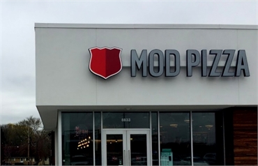 MOD Pizza few paces to the west of Greenfield WI dentist Cigno Family Dental