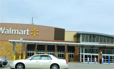 Walmart Supercenter at 5 minutes drive to the south of Milwaukee dentist Cigno Family Dental