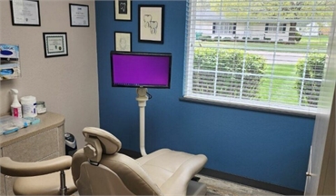 Operatory at Parkview Family Dentistry with a great outdoor view