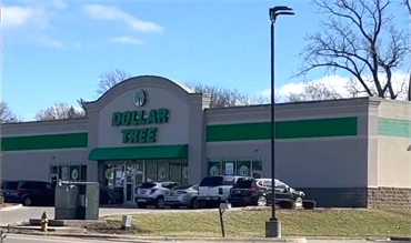 Dollar Tree at 3 minutes drive to the north of New Castle dentist Parkview Family Dentistry