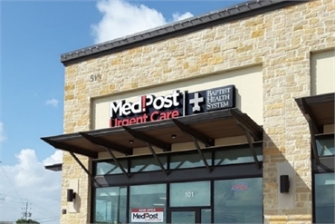 Medpost Urgent Care 5 minutes drive to the south of Cibolo Pediatric Dentistry