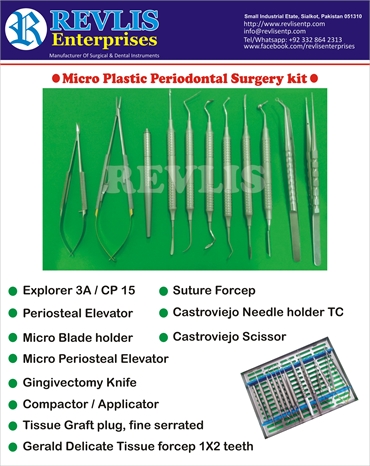 Periodontal surgery kit