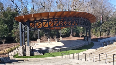 Icehouse Amphitheater at 6 minutes drive to the west of Lexington dentist All Smiles Dental