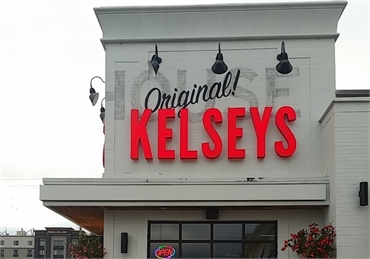 Kelseys Original Roadhouse at 2 minutes drive to the north of The Tooth Place - Dentist in Bolton