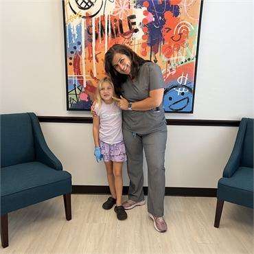 Cedar Park Orthodontist with braces patient at Smile in Style