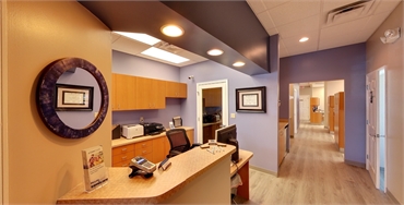Check out office and hallway at New Port Richey dentist A Glamorous Smile