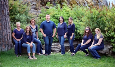 The team at Spokane Valley dentist Hymas Family Dental