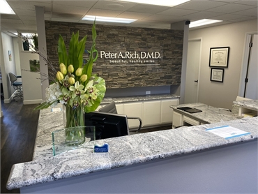 Reception center at Poway Dental Arts