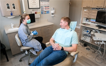 Dental implants patient at Waxhaw dentist Strive Dental Studio