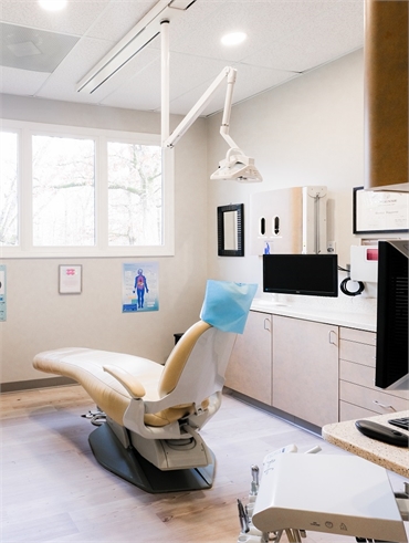 Well lit operatory at Waxhaw dentist Strive Dental Studio