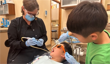 Fun time and some dental education with kids at Cereus Dental Care Tempe AZ