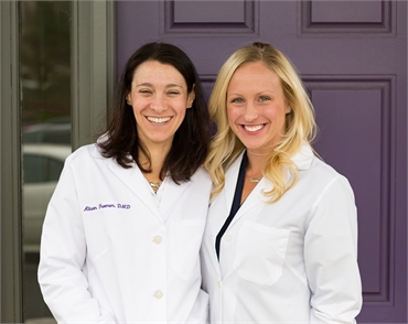 Dr. Alison Freeman and Dr. Jillian Samela at Freeman Dental Clinic