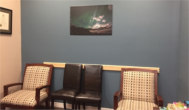 Waiting area at Sackville Smile Centre