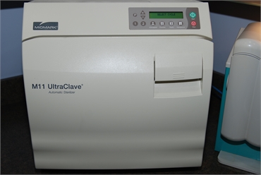 Midmark M11 UltraClave Automatic Sterilizer at Traverse City and Lake Leelanau dentist Lisa Siddall 