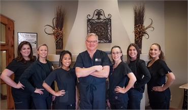 Team photo at Dallas dentist office Lynn Dental Care
