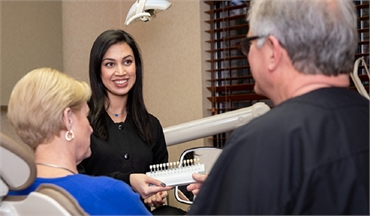 Dallas cosmetic dentist Dr. Brock Lynn explaining the veneer options at Lynn Dental Care.png