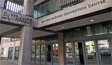San Jose McEnery Convention Center at 8 minutes drive to the north of AZ Dental - San Jose
