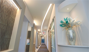 Hallway at Smile 360 Implant and Family Dentistry Riverview