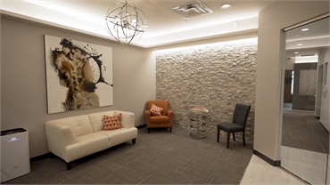 Reception area at Smile 360 Implant and Family Dentistry Riverview FL