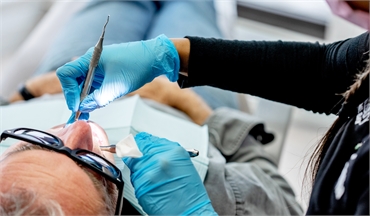Dental exam at Dentistry By The Bay Barrie ON