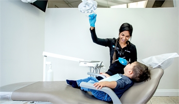 Dental check up for children at Dentistry By The Bay in Barrie ON