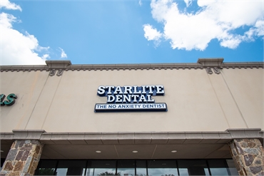 Storefront view Starlite Dental McKinney TX