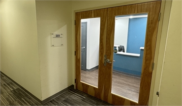 Entrance door at Ember Dental Arts Conshohocken PA