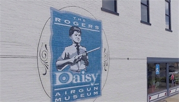 Daisy Airgun Museum at 26 minutes drive to the north of Rogers dentist McQueen Dental