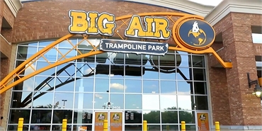 Big Air Trampoline Park Laguna Hills at 6 minutes drive to the northwest of dentist Lake Forest CA P