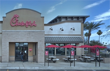 Chick-fil-A 3 miles to the south of Goodyear dentist Warren and Hagerman Family Dentistry