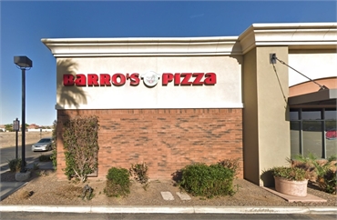 Barro's Pizza 6 minutes drive to the northeast of Litchfield Park dentist Warren and Hagerman Family