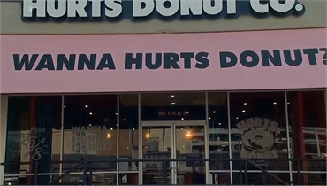 Hurts Donut 20 minutes drive to the north Fort Worth dentist Sycamore Smiles Pediatric Dentistry