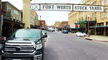 Fort Worth Stockyards at 24 minutes drive to the north of Sycamore Smiles Pediatric Dentistry