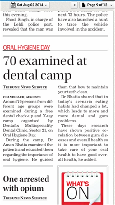 Dentafix Dental Check up