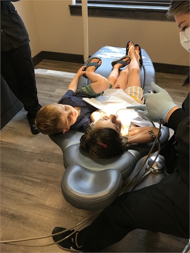 Kids feel relaxed when they are with Dr. Alicia Burton for some dental procedure at Best Impression 
