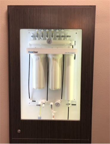 Centralized Water Filtration system VistaClear at Medical Lake dentist Best Impression Dental 