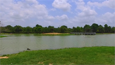 Mary Jo Peckham Park at 12 minutes drive to the north of Sealy Dental Center in Katy