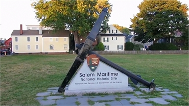 Salem Maritime National Historic Site at 6 minutes drive to the east of Salem dentist Essex Street D