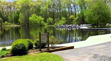 Turkey Swamp Park at 12 minutes drive to the south of Freehold Township dentist Premier Arts Dental