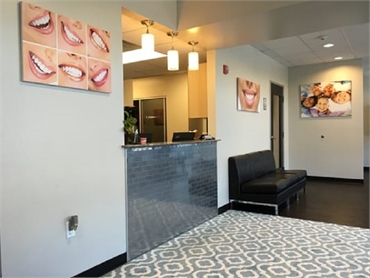 Reception center at Dallas dentist Fitz Dental