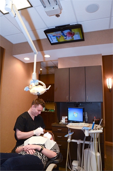 Dr. Shane G. Sudman ongoing dental procedure