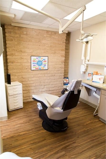 Hygiene room at Tucson dentist Creative Smiles Dentistry