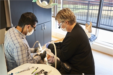 Brentwood TN dentist Dr. Ashish Patel at work at Nashville Dentistry Co.