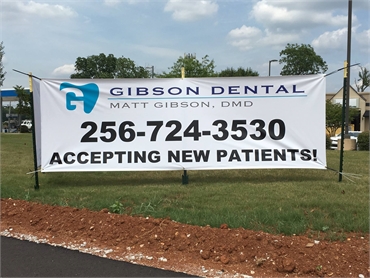 Gibson Dental sign