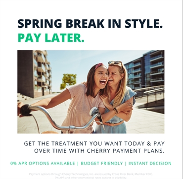 SPRING BREAK IN STYLE. PAY LATER.