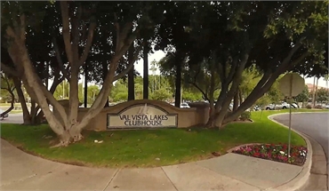 Val Vista Lakes at just 10 minutes drive to the east of Gilbert dentist Oasis Family Dentistry